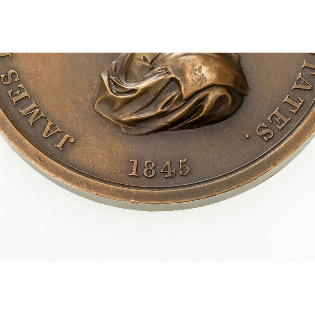 1845 James K. Polk Peace Medal, Very Rare!