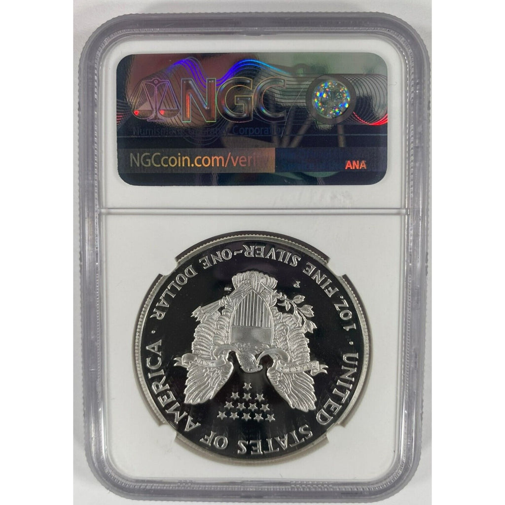 1994-P $1 Silver American Eagle Graded by NGC as PF69 Ultra Cameo! Key Date!