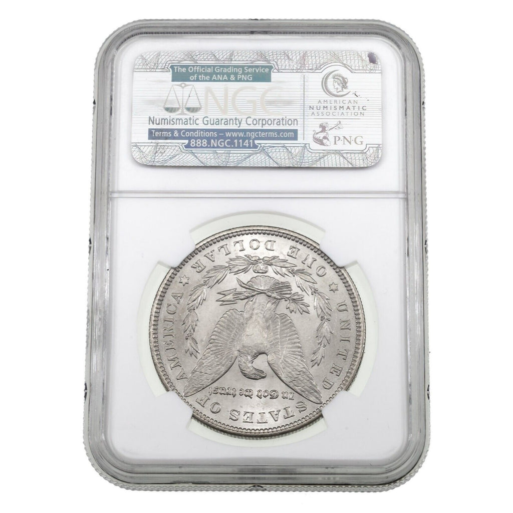 1885 $1 Silver Morgan Dollar Graded by NGC as MS-63