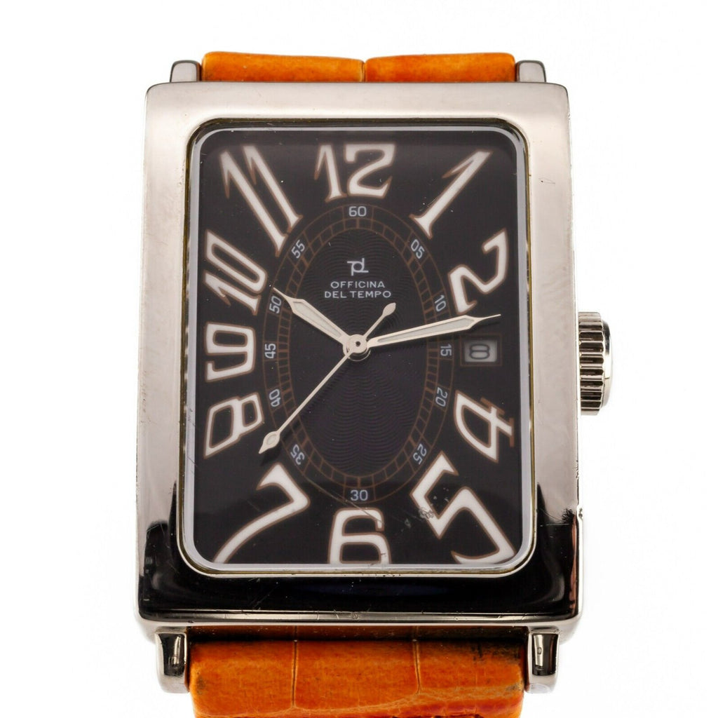 Officina Del Tempo Stainless Steel Quartz Watch w/ Original Box