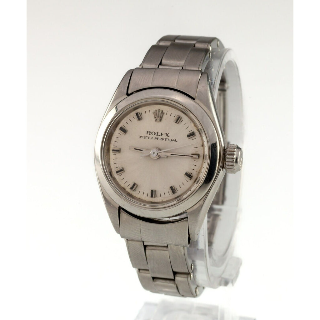 Rolex Ladies Stainless Steel Oyster Perpetual Watch #6618 1969 Vintage
