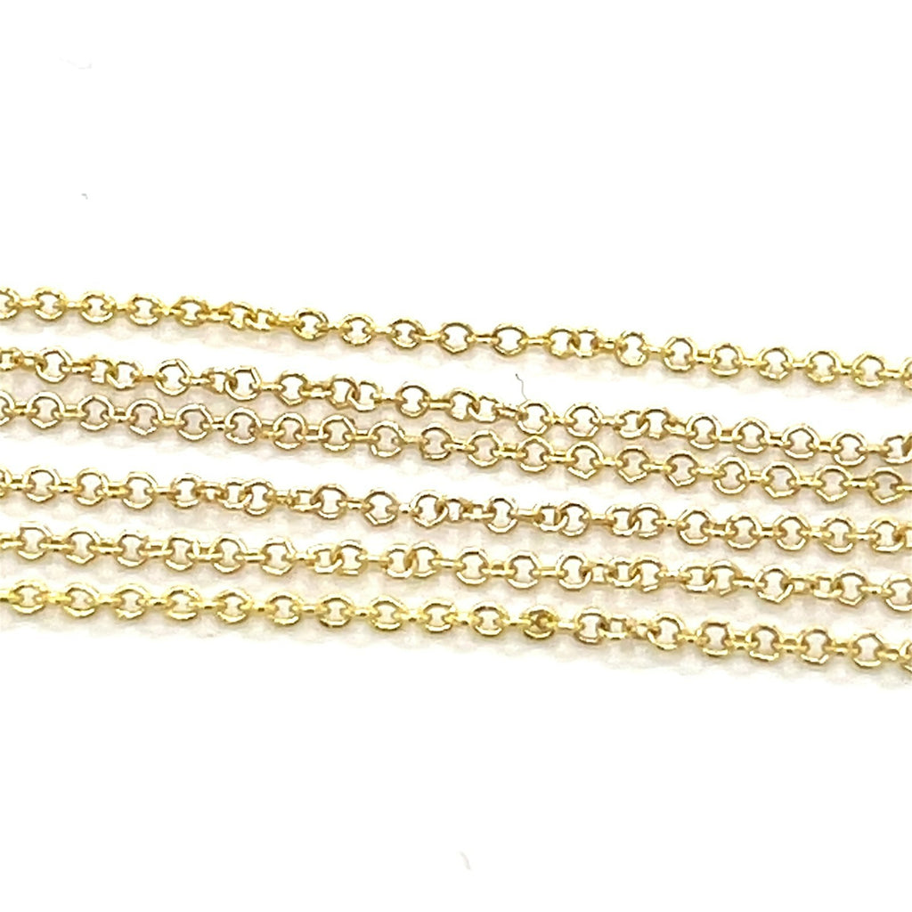 14k Yellow Gold & Emerald Crescent Moon Pendant w/ 0.93ct Diamonds, 20" Gold Chain