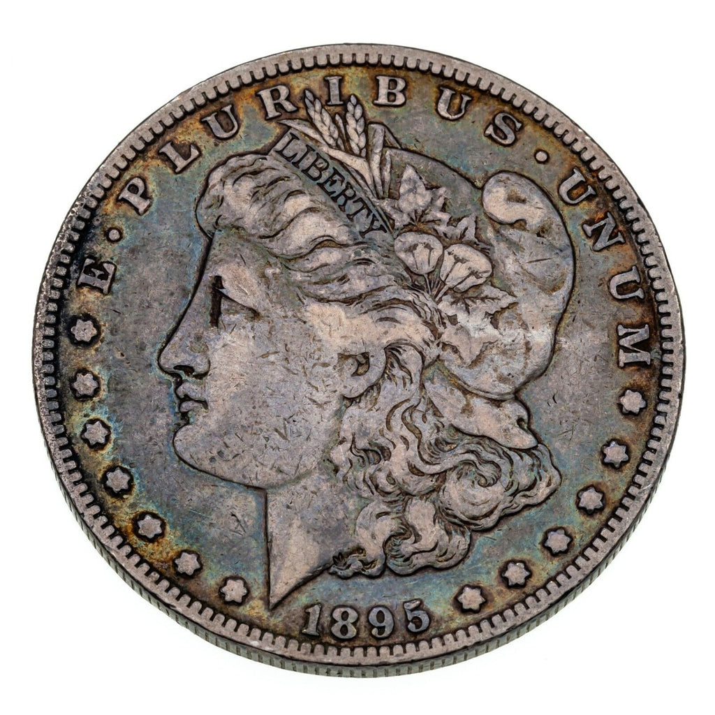 1895-O $1 Silver Morgan Dollar in Very Fine Condition, Original Toning