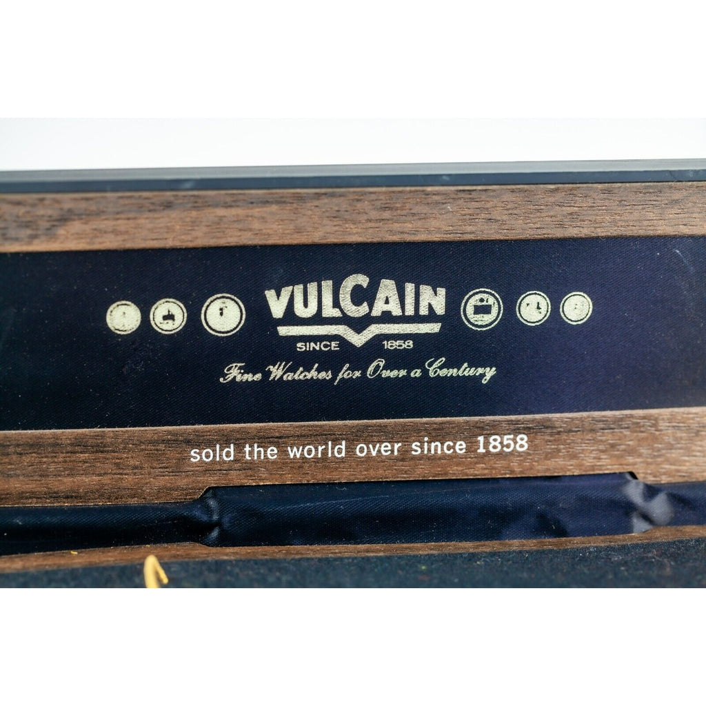 Vulcain Men's Gold-Plated Centenary Automatic Watch Original Box and Paperwork