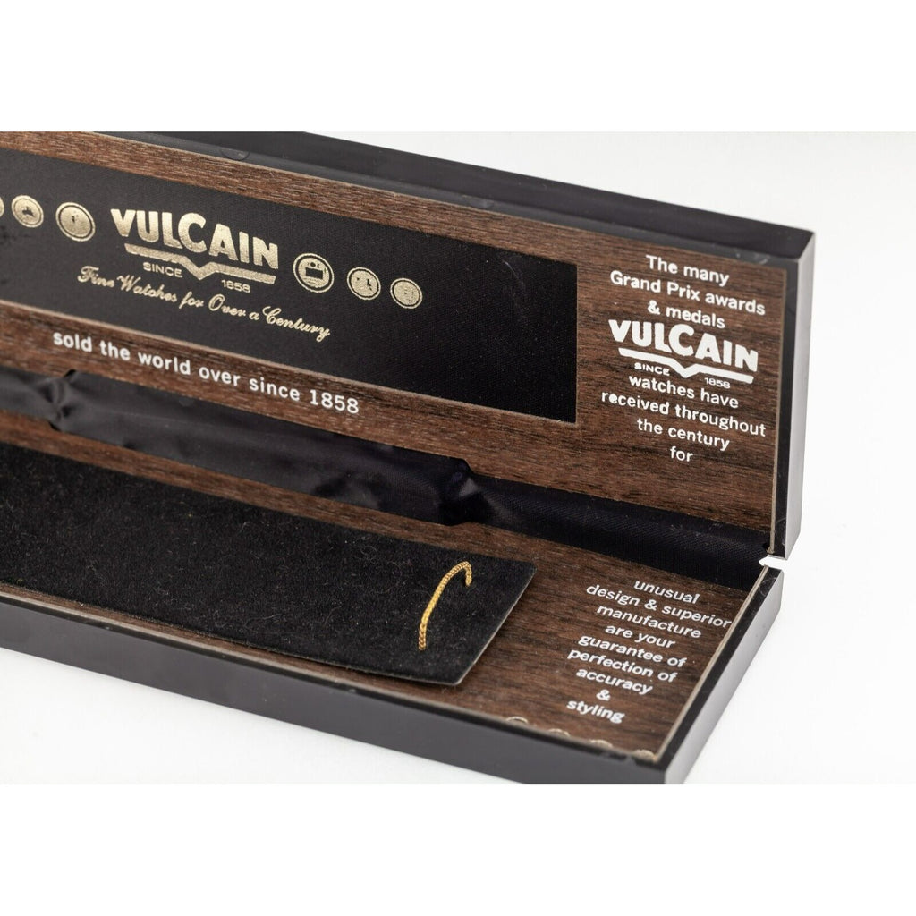 Vulcain Men's Gold-Plated Centenary Automatic Watch Original Box and Paperwork