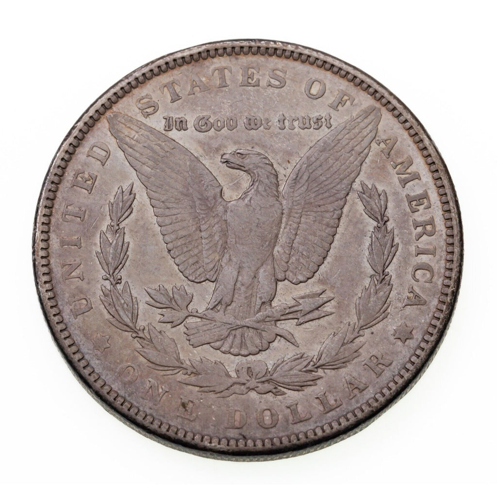 1891 $1 Silver Morgan Dollar in BU Condition, Nice Rim Toning, Terrific Look!