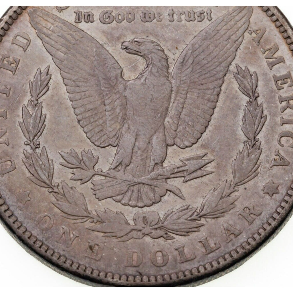 1891 $1 Silver Morgan Dollar in BU Condition, Nice Rim Toning, Terrific Look!