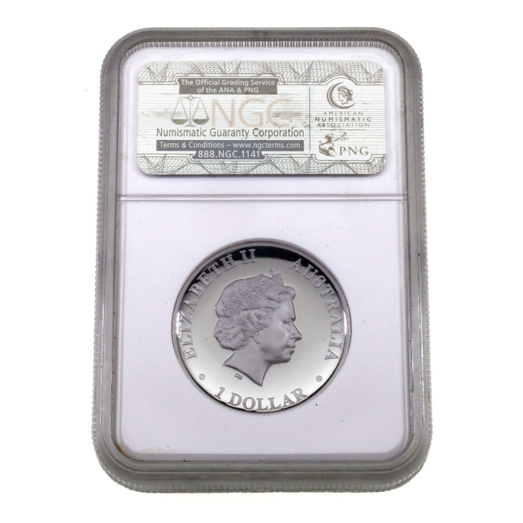 2016P Australia S$1 Kangaroo - High Relief NGCPF69 Ultra Cameo One of First 2500