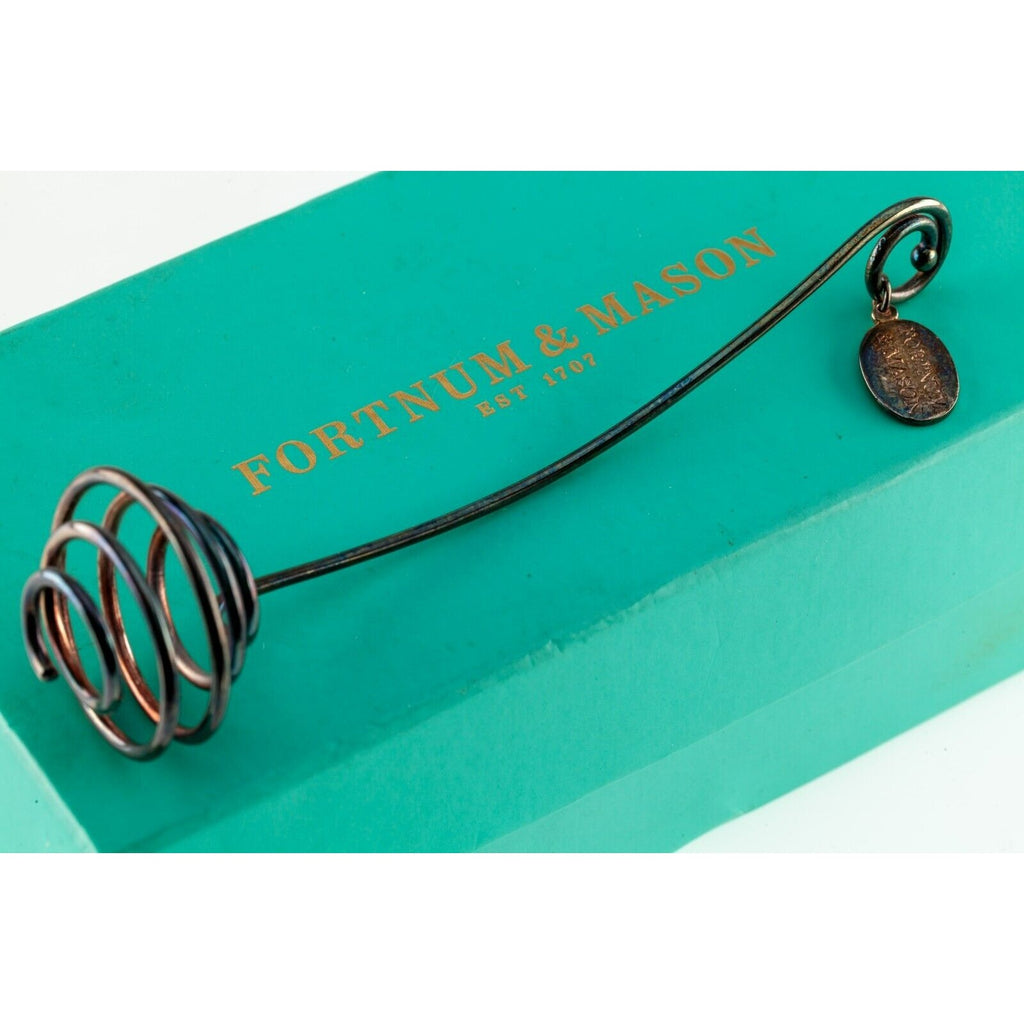 Fortnum & Mason Silver Plated "Swirl" Honey Drizzler in Original Box