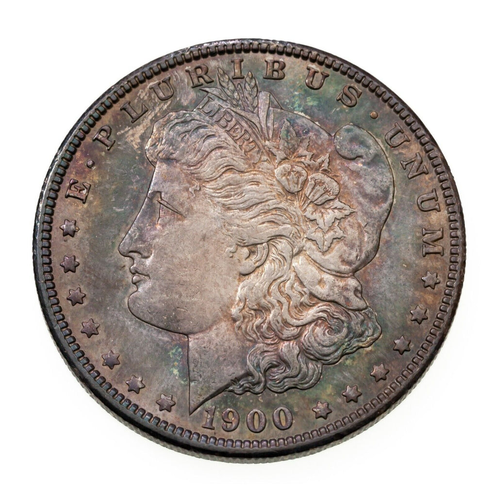 1900 $1 Silver Morgan Dollar in BU Condition, Excellent Eye Appeal, Nice Toning!