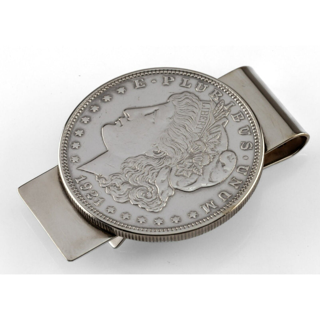 1921 Morgan Dollar Money Clip Gorgeous Collectible!