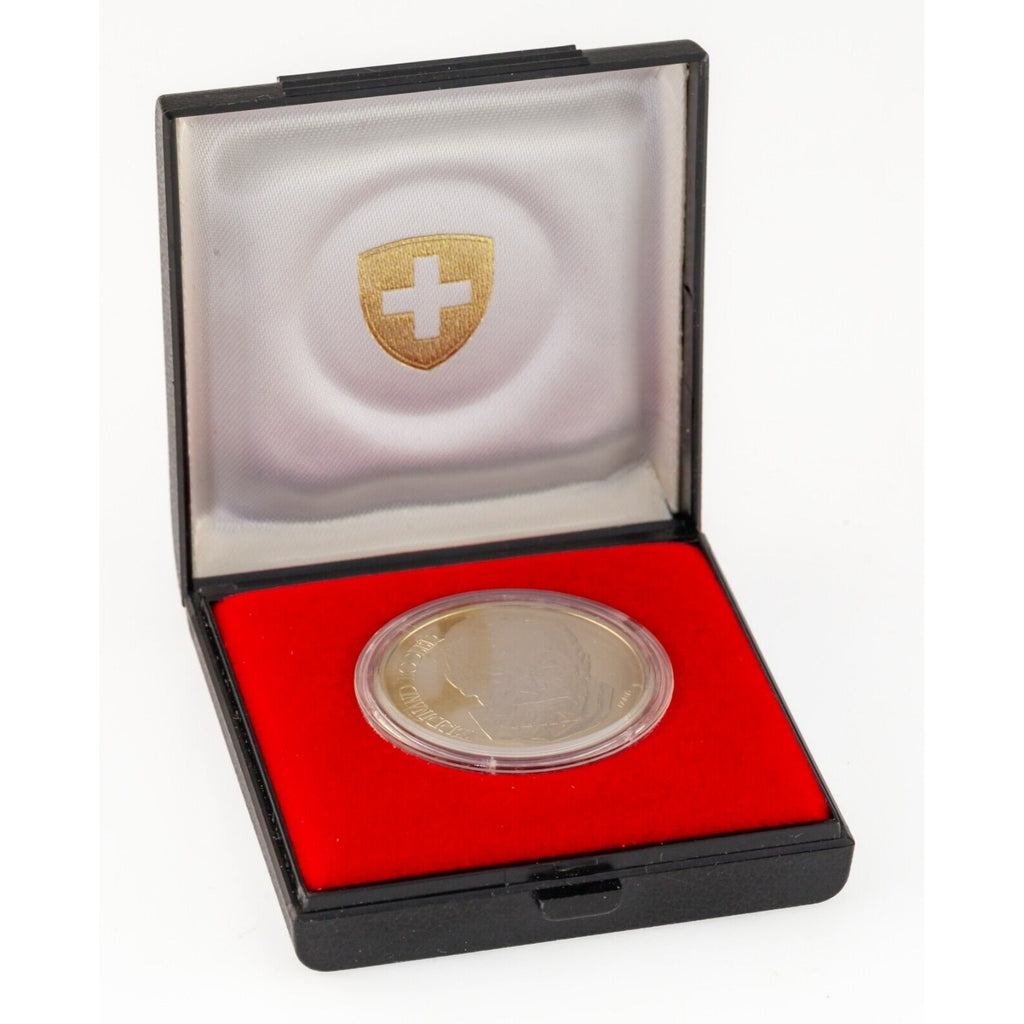 1980 Switzerland 5 Francs Ferdinand Hodler Commemorative Coin w/ Case