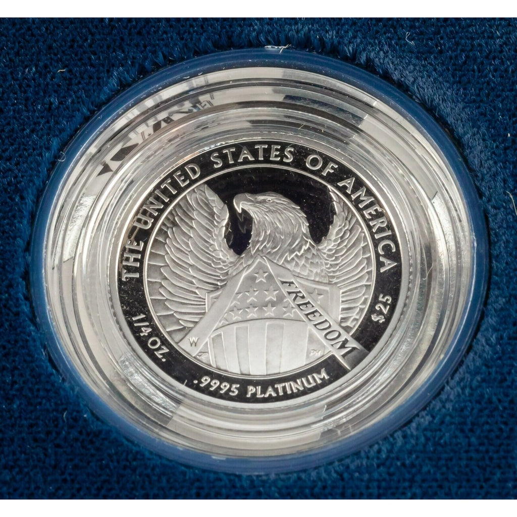 2007 P$25 1/4 Oz. Platinum American Eagle Proof w/ OGP (Box, Case, CoA)