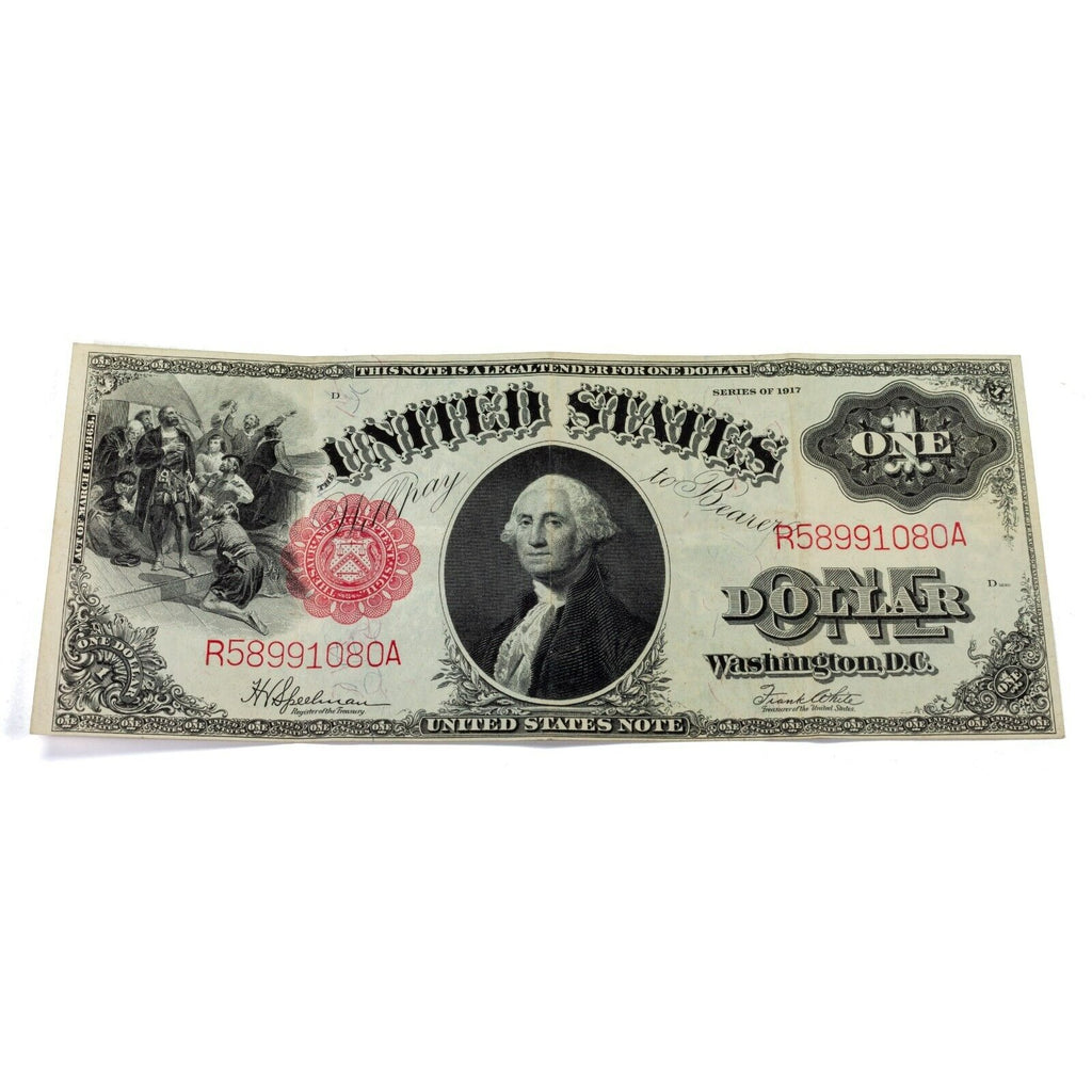 Series of 1917 $1 United States Note Extra Fine XF Condition Fr #39