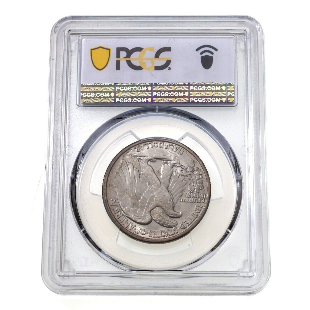 1936-S 50C Walking Liberty Half Dollar PCGS MS64+ Gorgeous!