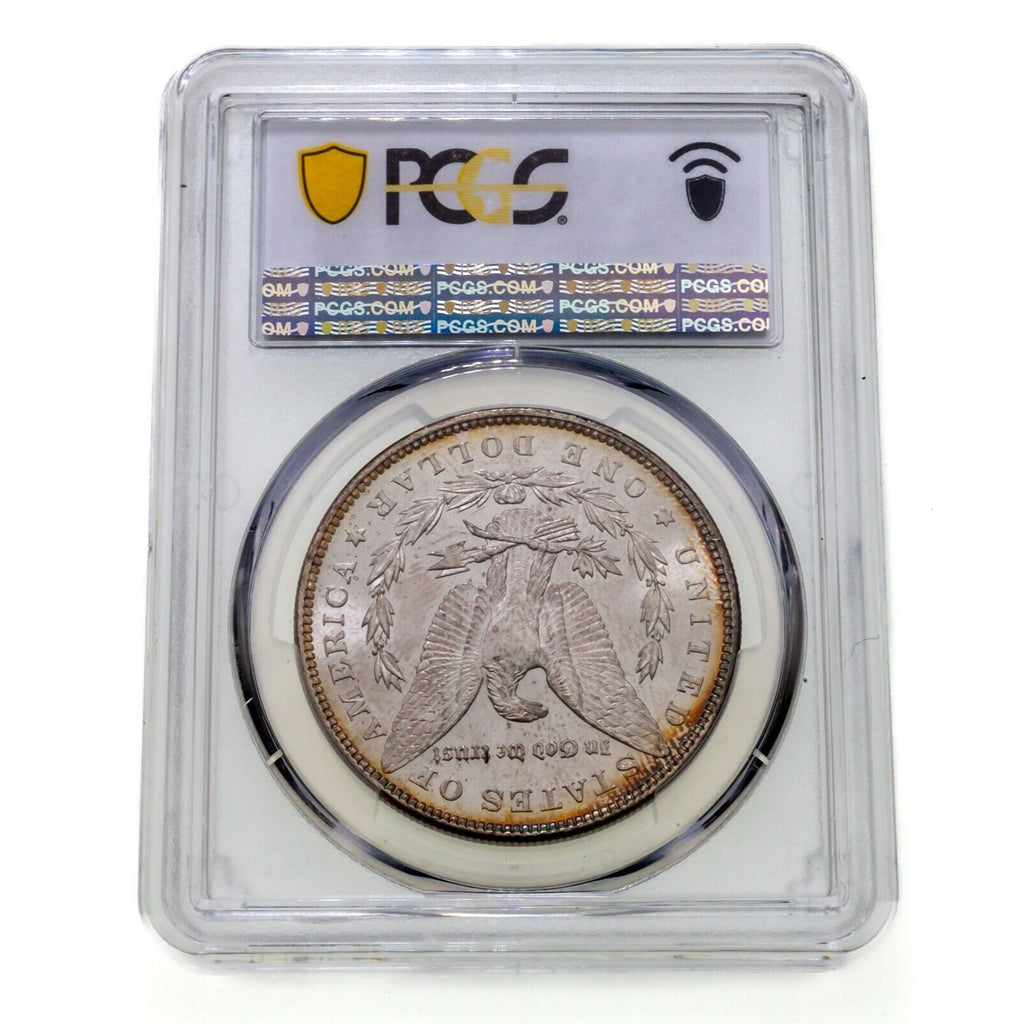 1886 $1 Silver Morgan Dollar Graded by PCGS as MS-65