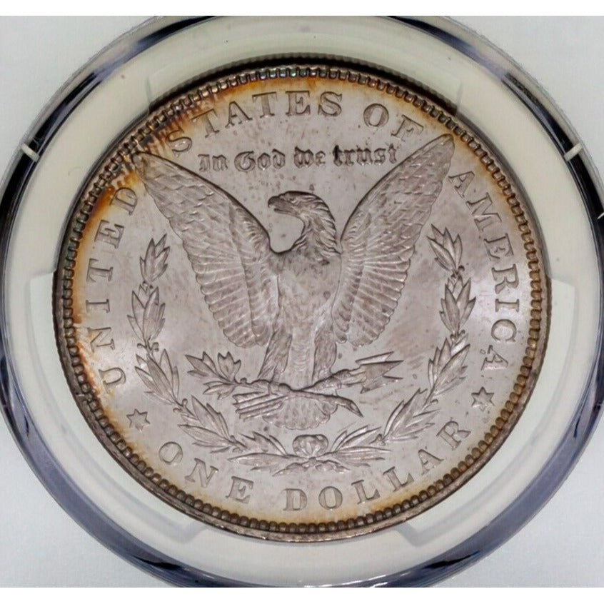 1886 $1 Silver Morgan Dollar Graded by PCGS as MS-65