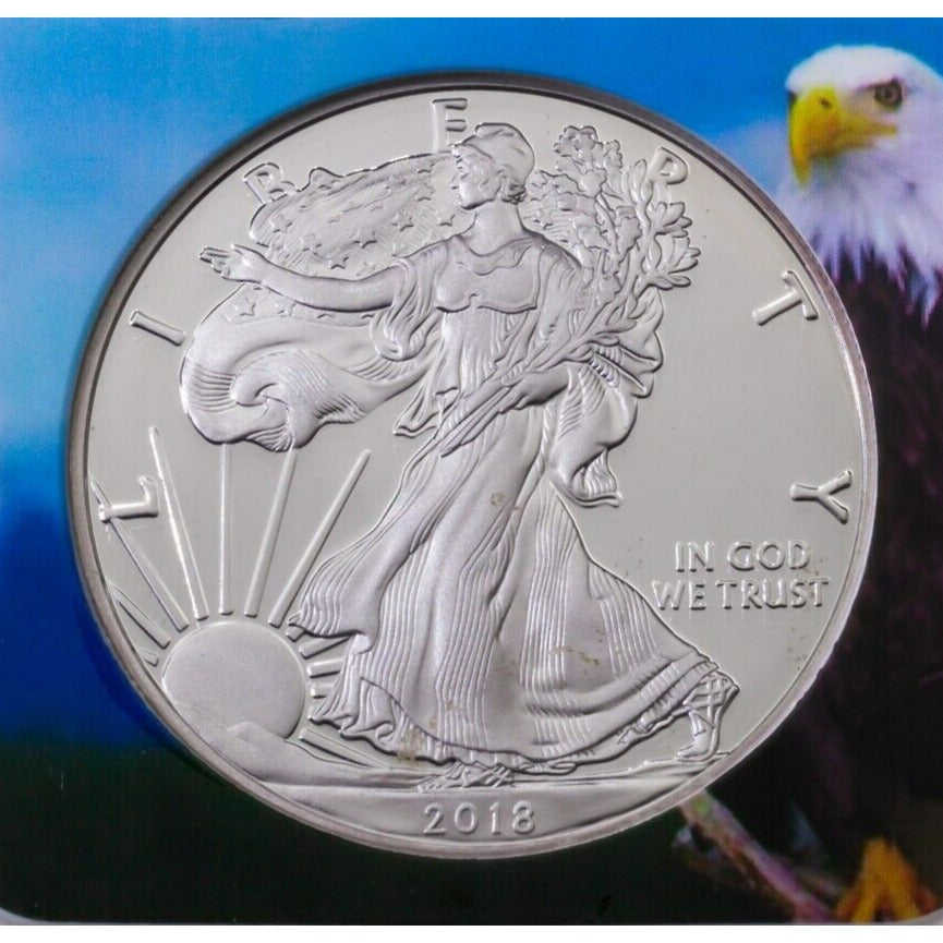 2018-S $1 Silver American Eagle Graded by NGC as PF69 Ultra Cameo FDOI