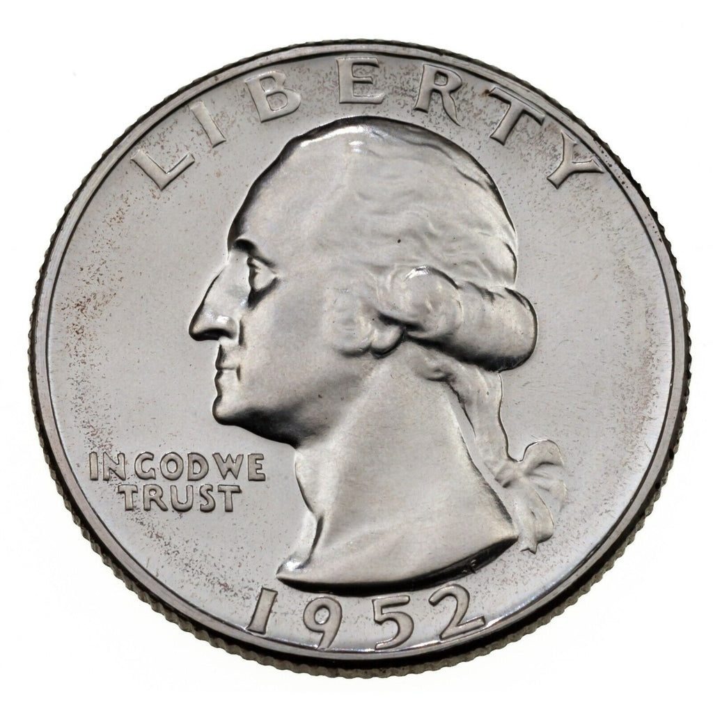 1952 25C Washington Silver Quarter Gem Proof (PF)