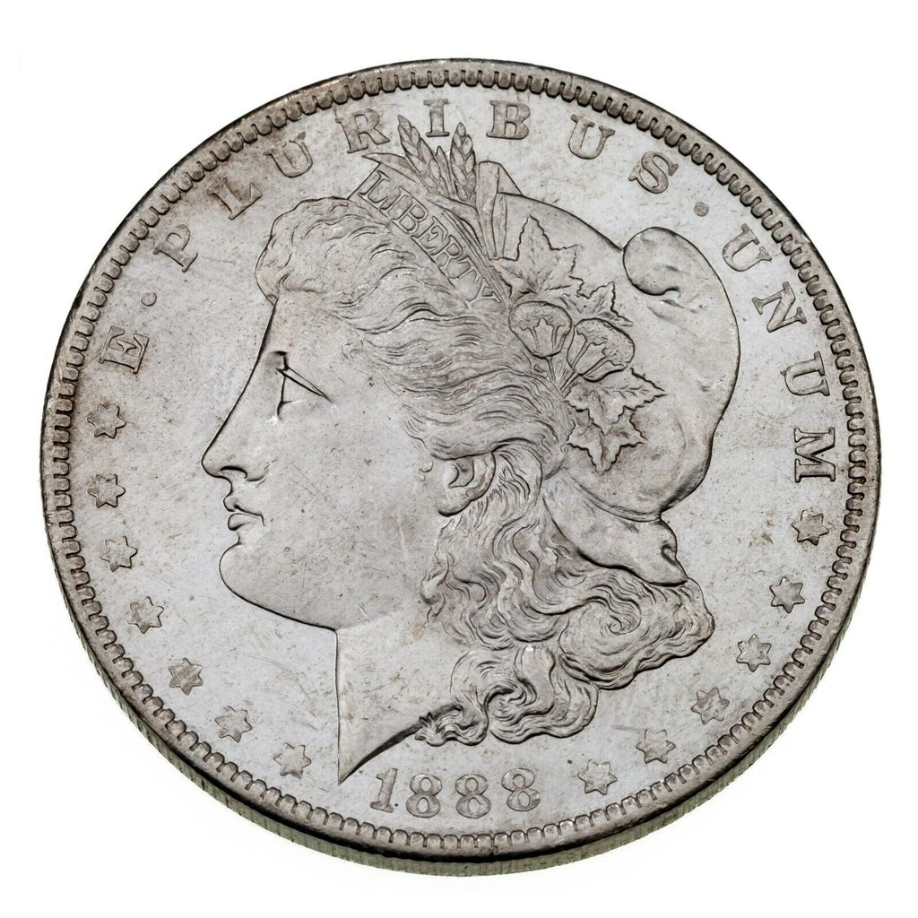 1888 $1 Silver Morgan Dollar in Choice BU Condition, Prooflike