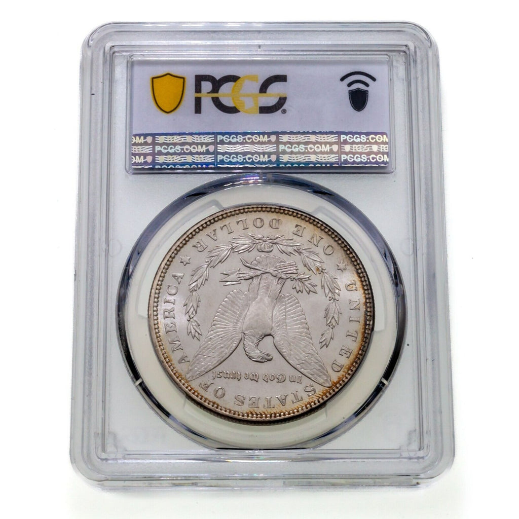 1887 $1 Silver Morgan Dollar Graded by PCGS as MS-64