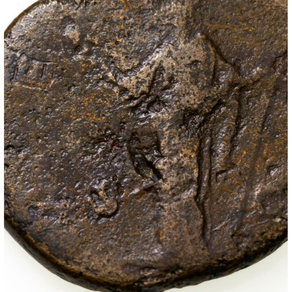 147-150 AD Roman, Faustina II AE As Coin, 11.3 gr, 26.5 mm