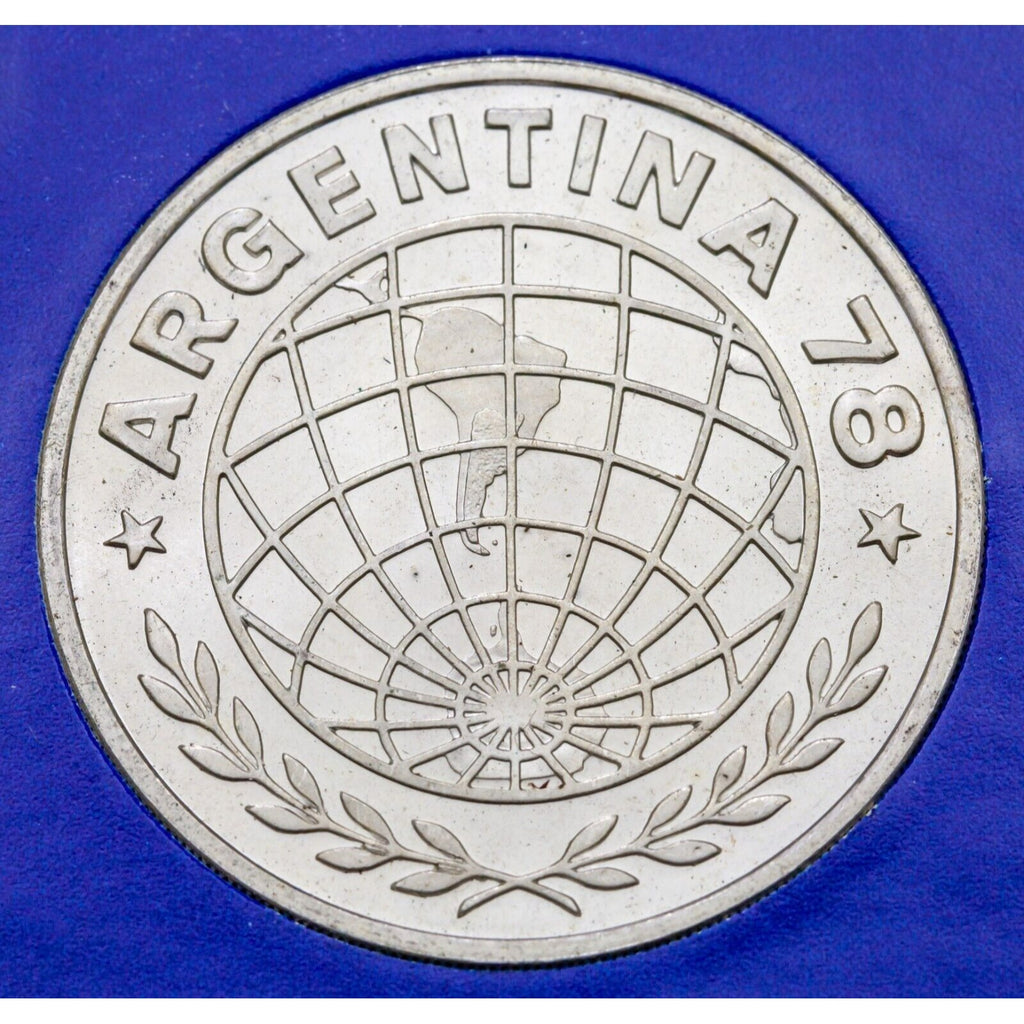 1978 Argentina World Cup Soccer 6 Coin Set 20-3000 Pesos