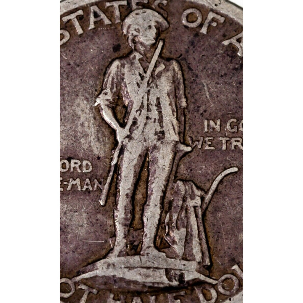 1925 50C Lexington Commemorative Half Dollar in Very Fine VF Condition