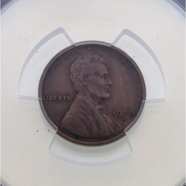 1909-S VDB 1C Lincoln Wheat Cent Graded by PCGS as XF40 Extra Fine