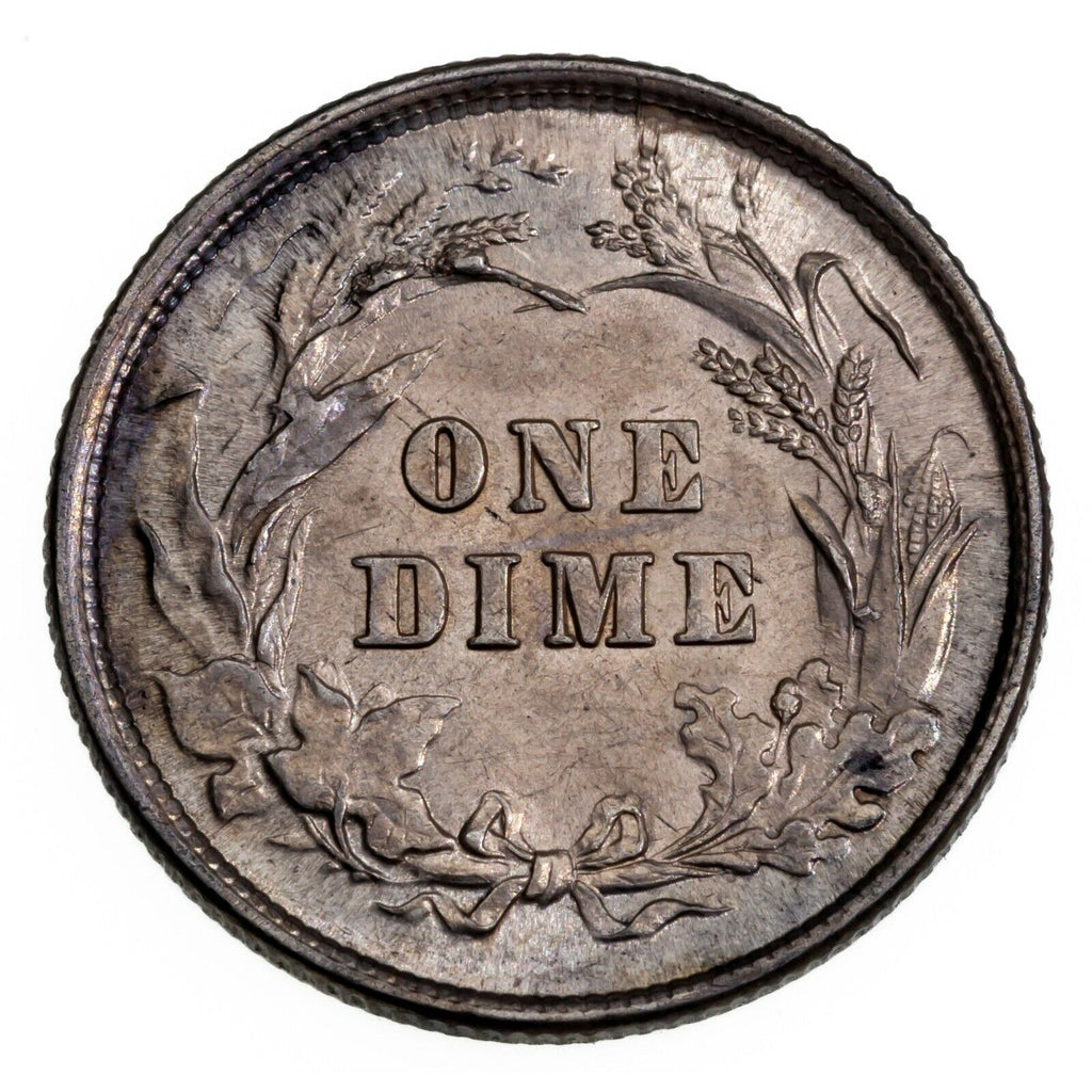 1892 10C Barber Dime in Choice BU Condition, Excellent Eye Appeal, Nice Luster
