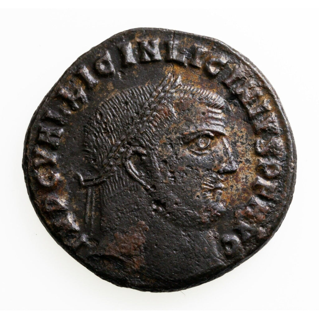 Roman Imperial, Licinius I Jan-Feb 313 AD, AE Follis Coin XF, 4.2gr/ 21mm RIC-73