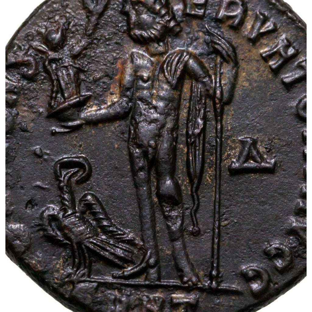 Roman Imperial, Licinius I Jan-Feb 313 AD, AE Follis Coin XF, 4.2gr/ 21mm RIC-73