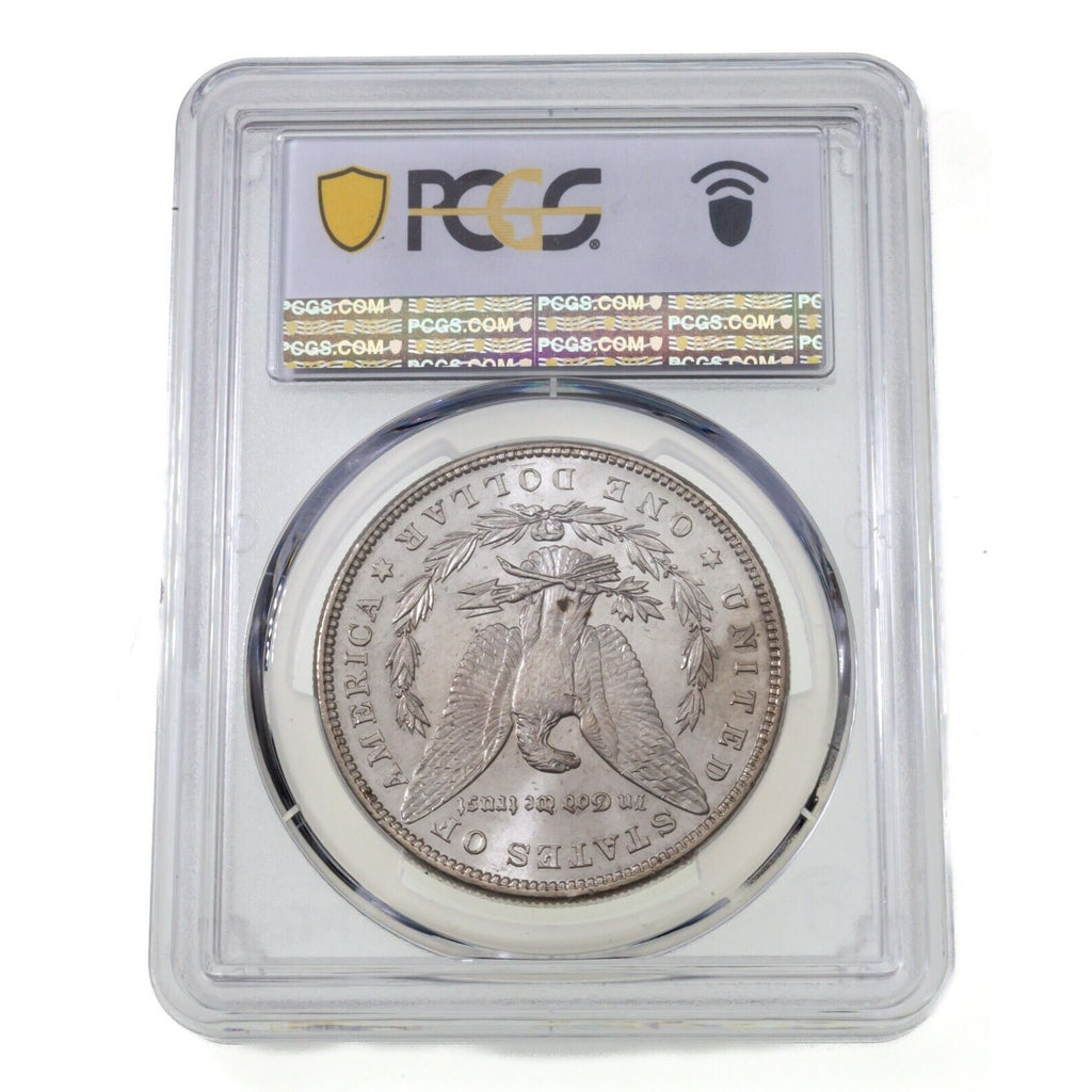 1884 $1 Silver Morgan Dollar Graded by PCGS as MS65