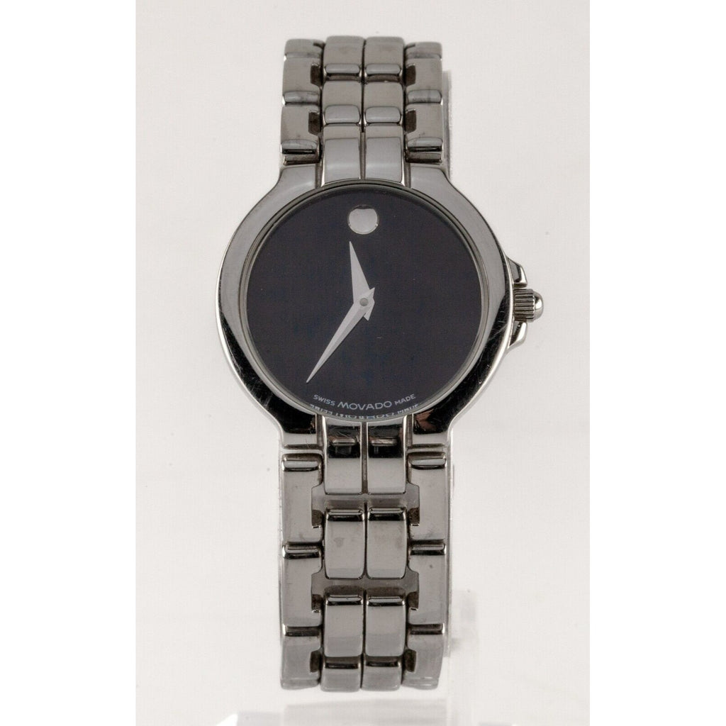 Movado Stainless Steel Women's Quartz Museum Watch w/ Bracelet Band 84.A1.844