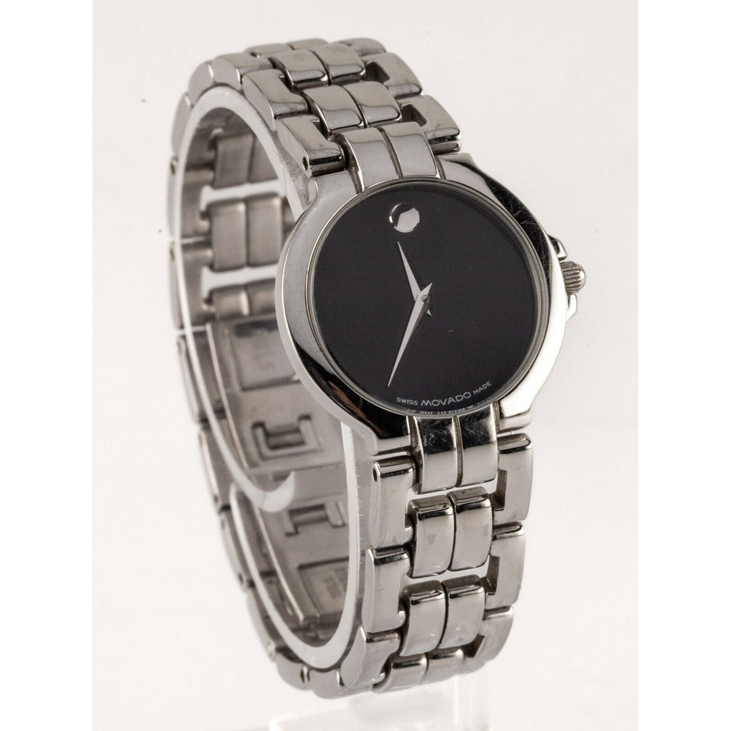 Movado Stainless Steel Women's Quartz Museum Watch w/ Bracelet Band 84.A1.844