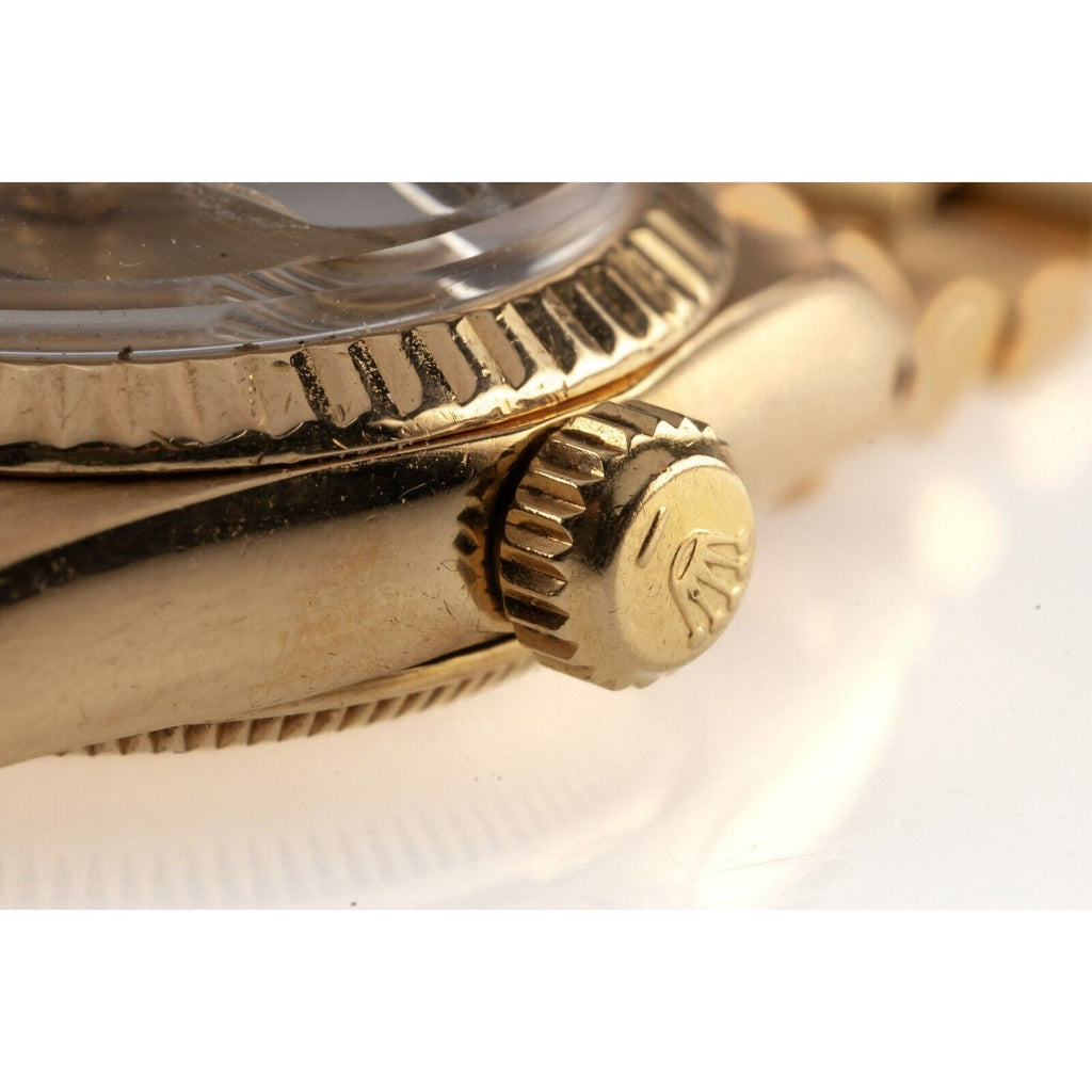 Rolex Women's President 18k Yellow Gold OPDJ 6917 Diamond Dial 1981