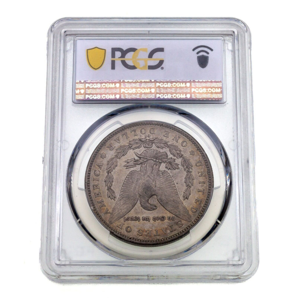 1891-CC $1 Silver Morgan Dollar Graded by PCGS as AU50