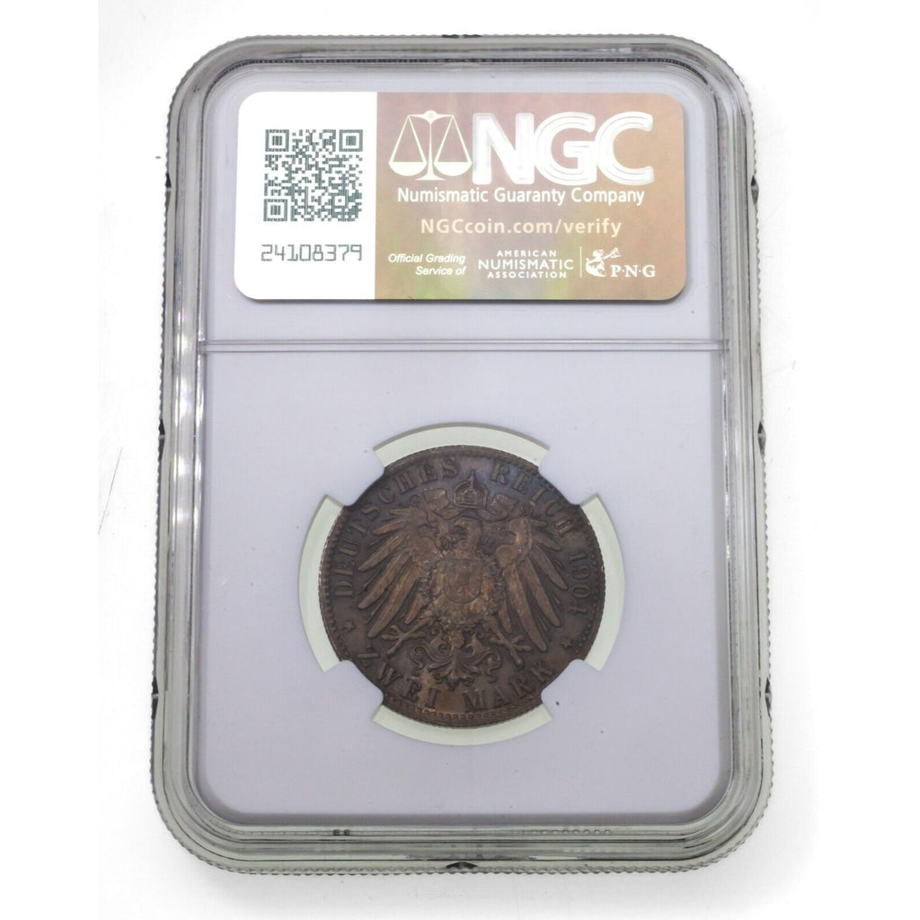 1904 German States Bremen 2 Mark Graded by NGC as MS-65