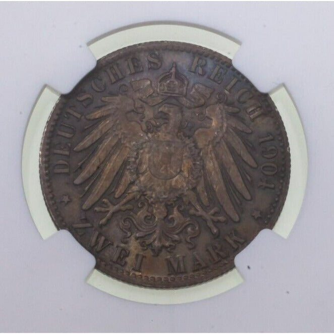 1904 German States Bremen 2 Mark Graded by NGC as MS-65