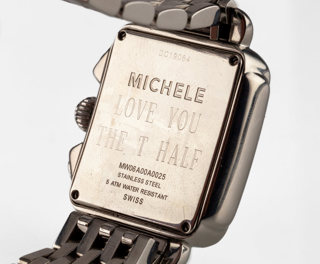 Michele MW Stainless Steel Quartz Chronograph Watch MW06A00A0025