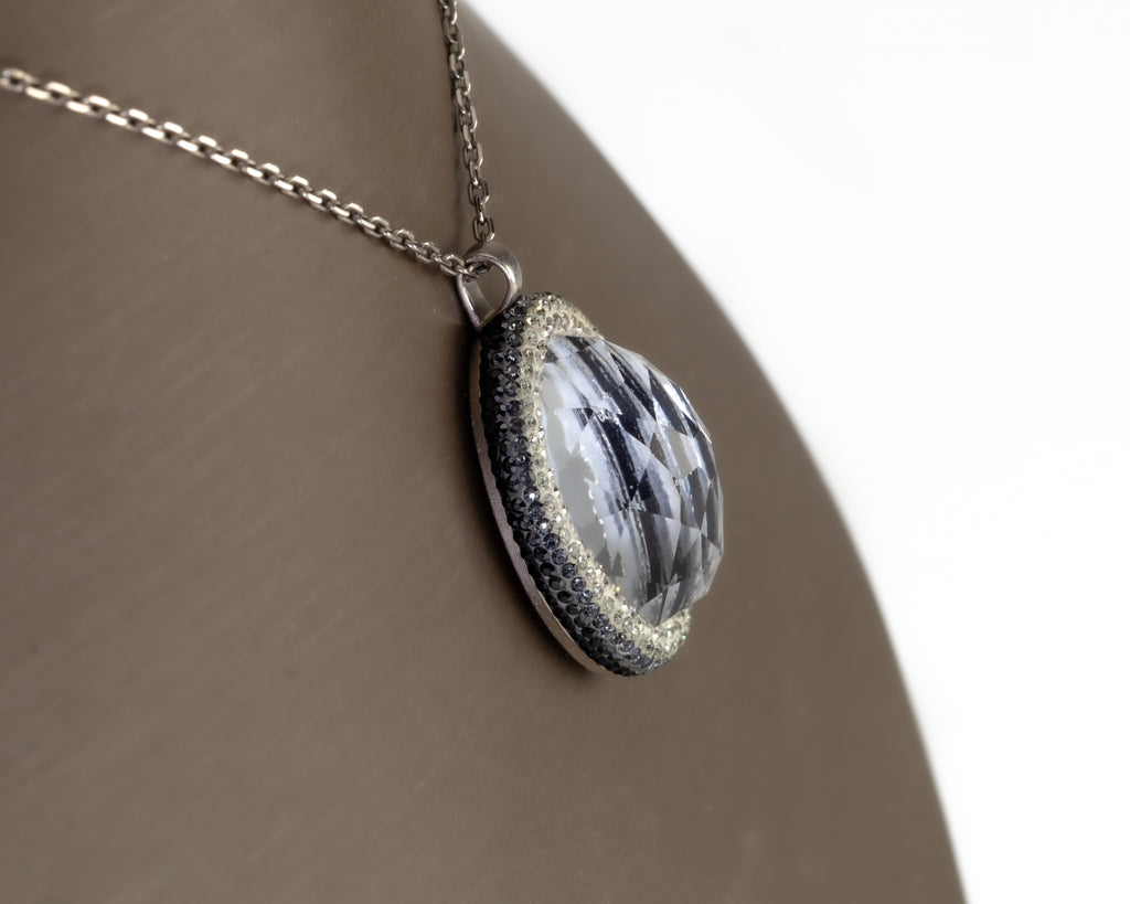 Swarovski Vita Crystal Pendant w/ 18" Chain Gorgeous Gift!