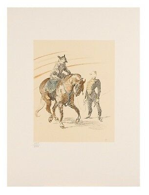 "Travail de L'Ours Sur Le Panneau" by Toulouse Lautrec "The Circus" Portfolio 90