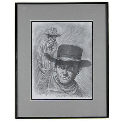 "The Duke" By Anthony Sidoni 2010 Framed Lithograph 20 1/2"x16 1/2"