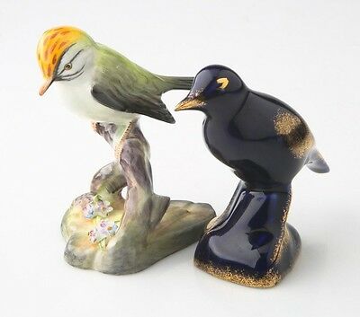 Lot of 2 Porcelain Bird Figurines (Staffordshire & Limoges), Great Condition!