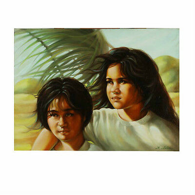"Sisters" By Anthony Sidoni Signed Oil Painting 18"x24"
