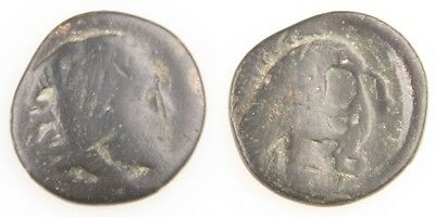 381-369 BC Macedonian Kingdom AE16 Coin Amyntas III Eagle Eating Serpent S-1453a