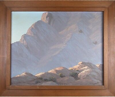"Canyon Shadows" by John William Hilton Oil on Canvas 31" x 37" Signed & Titled