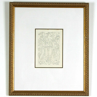 "Chloe's Return" By Ruth Reeves 1933 Limited Edition #1179/1500 Etching