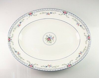 Wedgwood Porcelain Serving Dish Rosedale Pattern R4465 14" Long Great Condition!