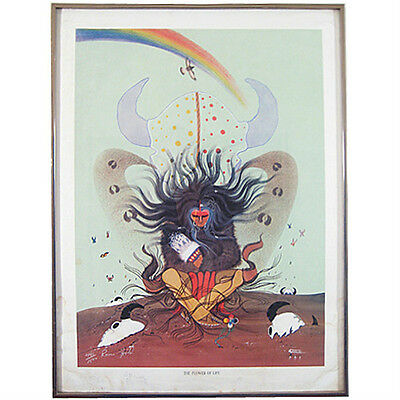"The Flower of Life" By Rance Hood Signed Limited Edition #441/1500 Lithograph